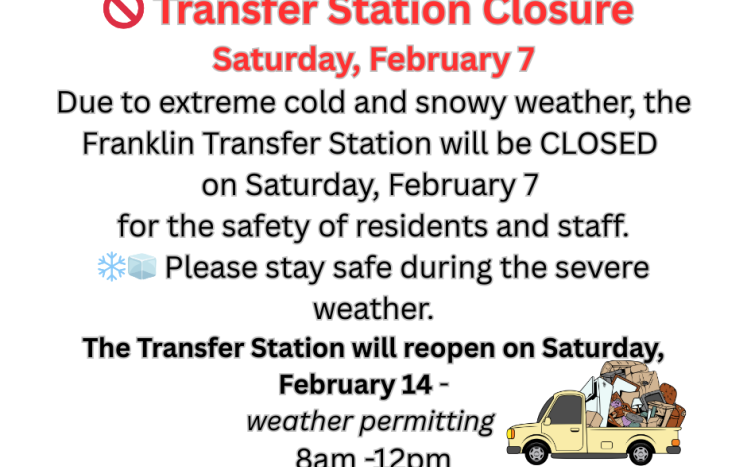 TRANSFER STATION CLOSURE